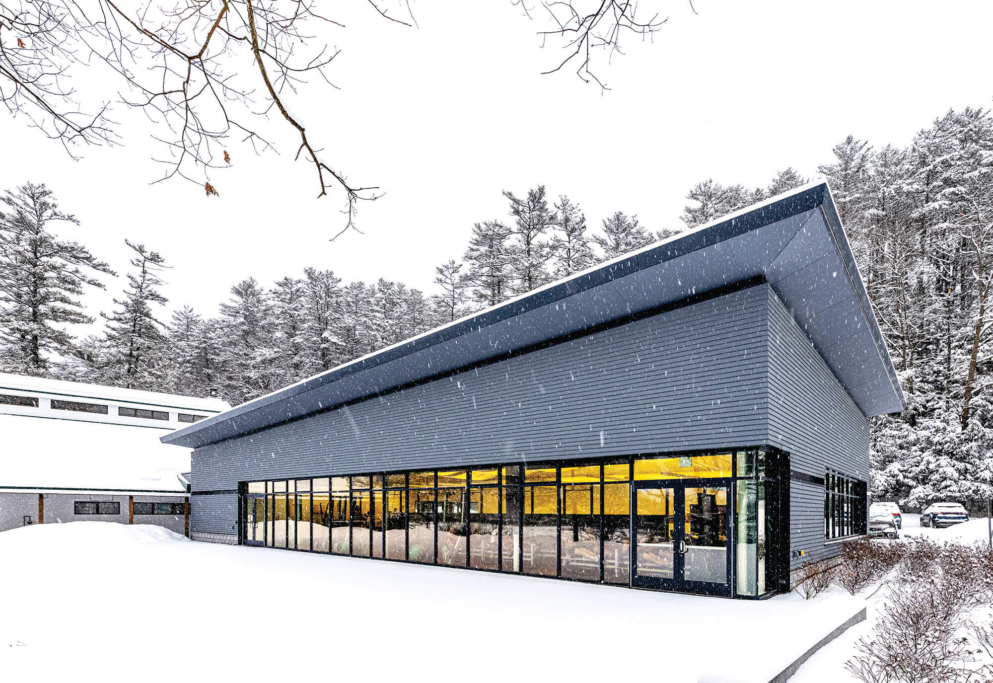 Dartmouth Rowing Facility in Winter