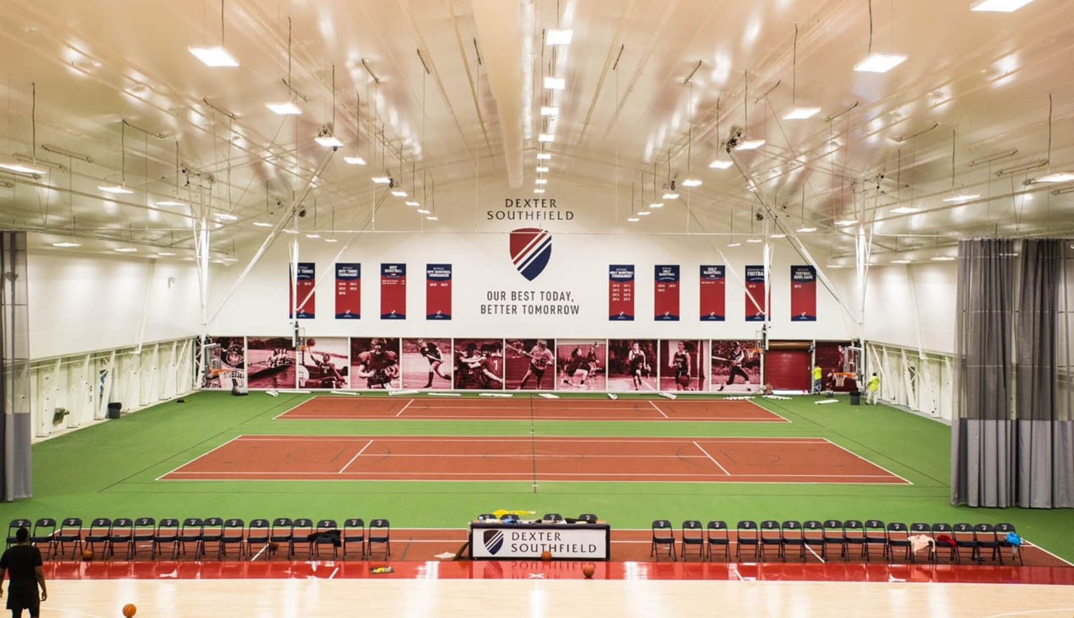 Kraft Fieldhouse and Arena at Dexter Southfield School ARC