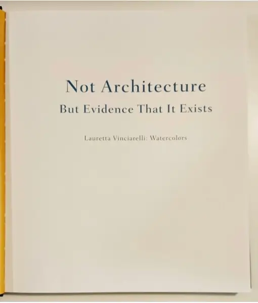 Not Architecture But Evidence That It Exists