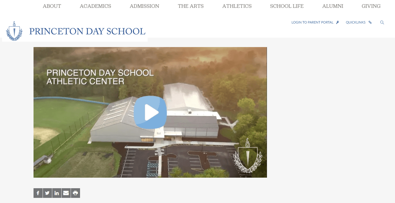 Princeton Day School screenshot